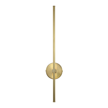 Anton 27.25" Modern Minimalist Iron Adjustable Bar Integrated LED Plug-In Sconce - JONATHAN Y